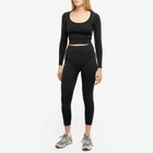 Pangaia Women's Motion Low Impact 7/8 Leggings in Black