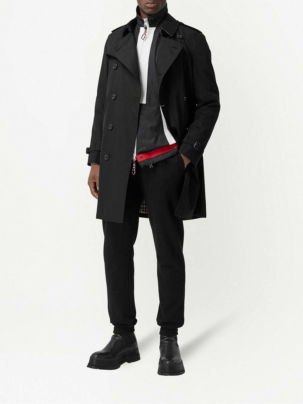 BURBERRY - Kensington Mid Cotton Trench Coat Burberry