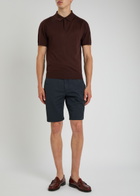 PS Paul Smith Stretch-cotton Chino Shorts Navy