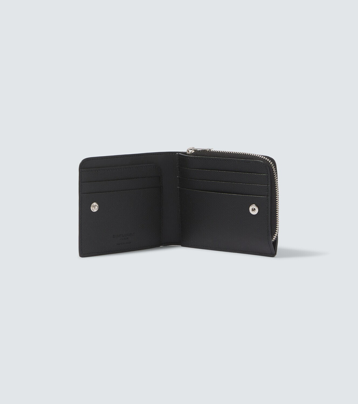 Saint Laurent East/West leather wallet