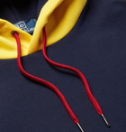 Polo Ralph Lauren - Hi-Tech Logo-Appliquéd Colour-Block Jersey Hoodie - Men - Storm blue