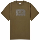 C.P. Company Men's Label Logo T-Shirt in Ivy Green