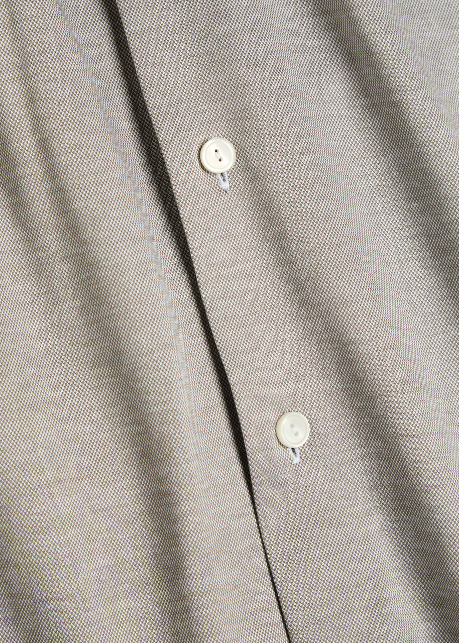 Eton Cotton Shirt Brown