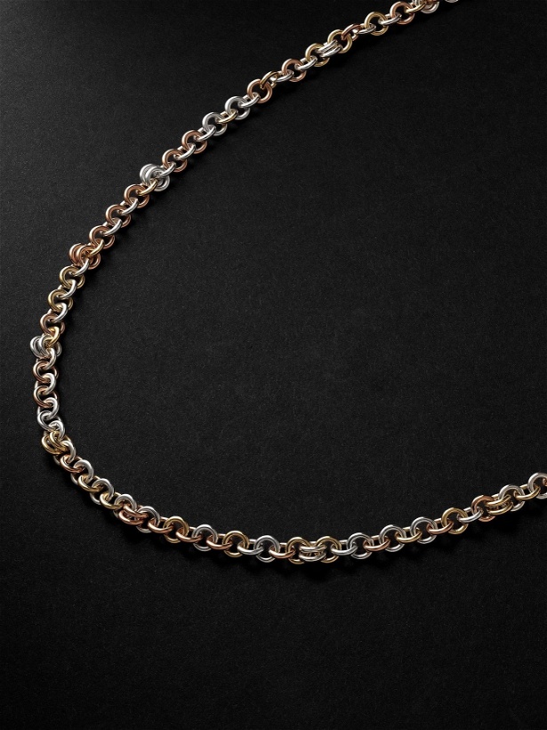 Photo: Spinelli Kilcollin - Serpens Yellow and Rose Gold and Silver Necklace