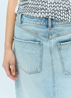 Sportmax Backwards Denim Skirt