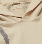 Massimo Alba - Drake Tie-Dyed Cotton and Cashmere-Blend Hoodie - Cream