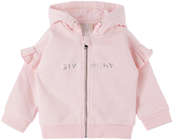 Photo: Givenchy Baby Pink Printed Hoodie