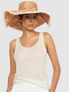 ZIMMERMANN - Floppy Printed Linen Hat