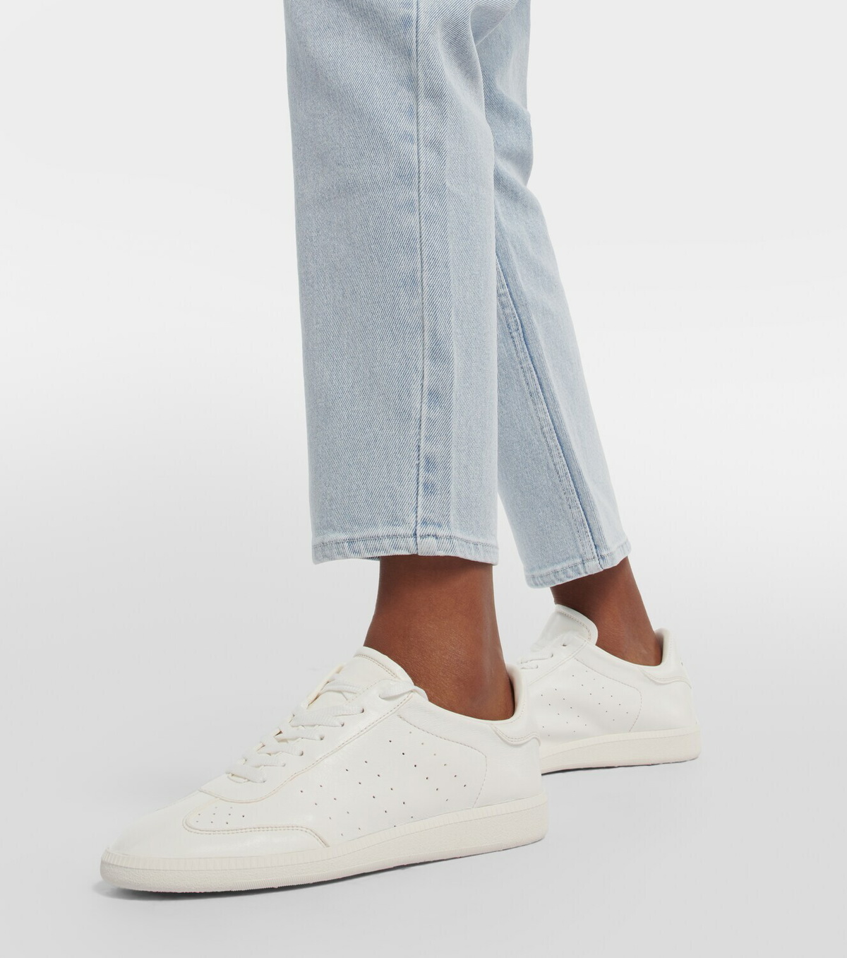 Isabel Marant - Bryce leather low-top sneakers
