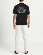 Magenta Mens T-shirt in Black