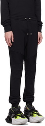 Balmain Black Paneled Sweatpants