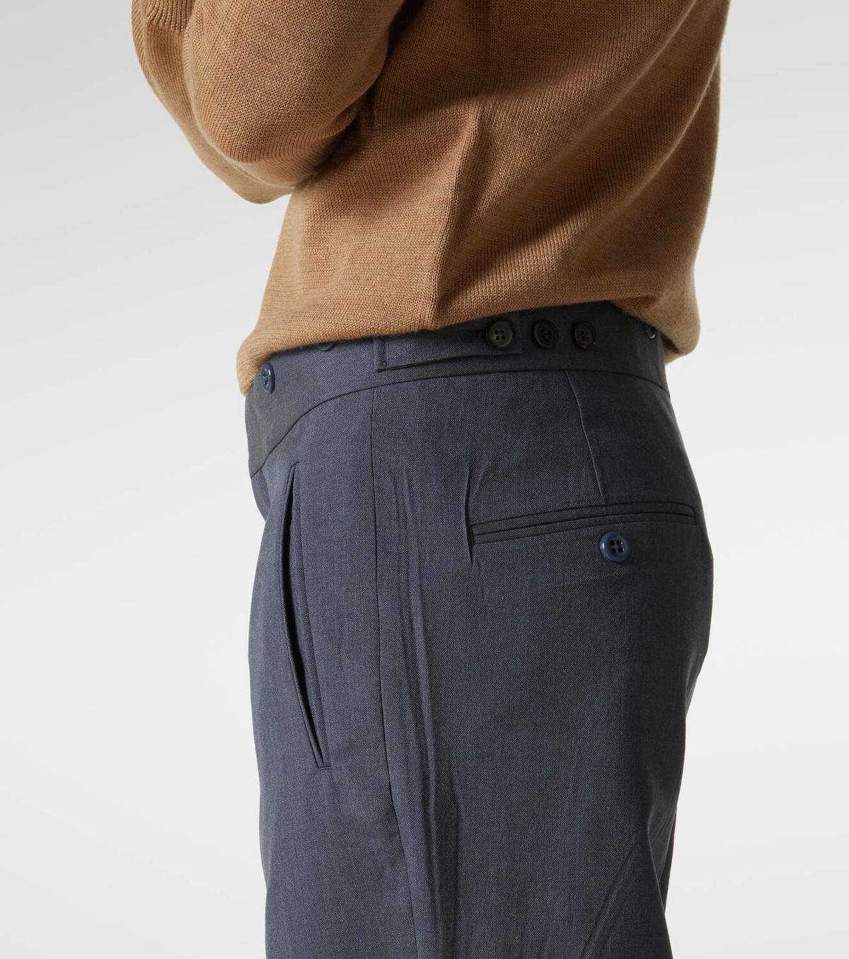 Prada Mohair and silk straight pants Prada