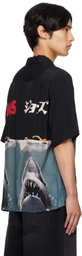 WACKO MARIA Black 'Jaws' S/S Shirt