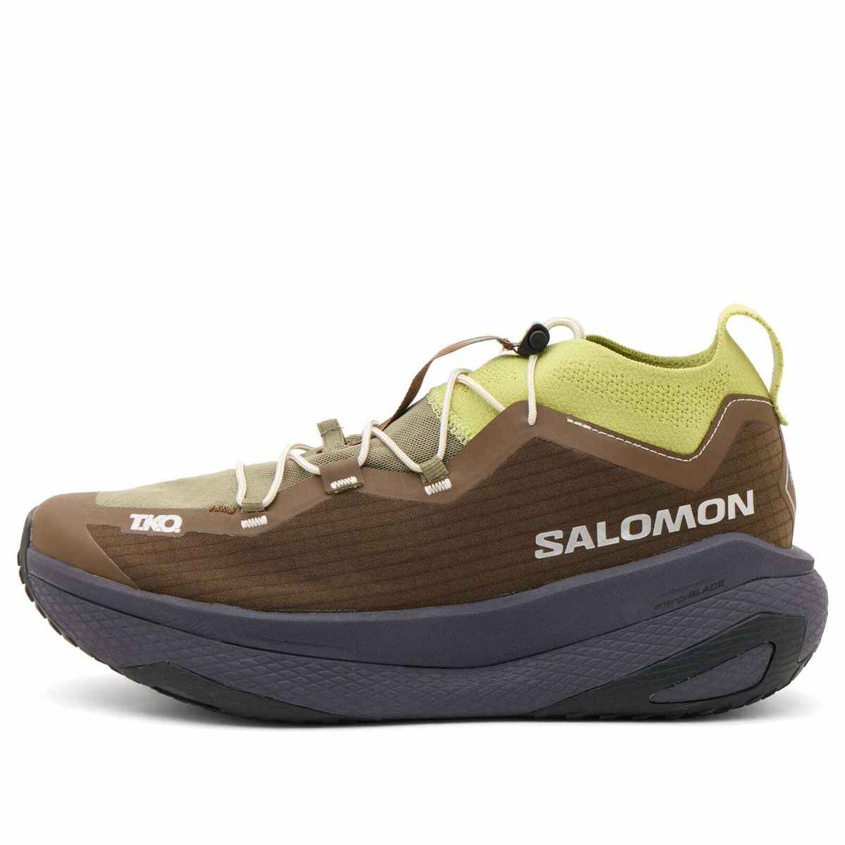 Pas Normal Studios Men's x Salomon T.K.O. Gravel Concept in Dark Earth/Nine Iron/Sweet Pea