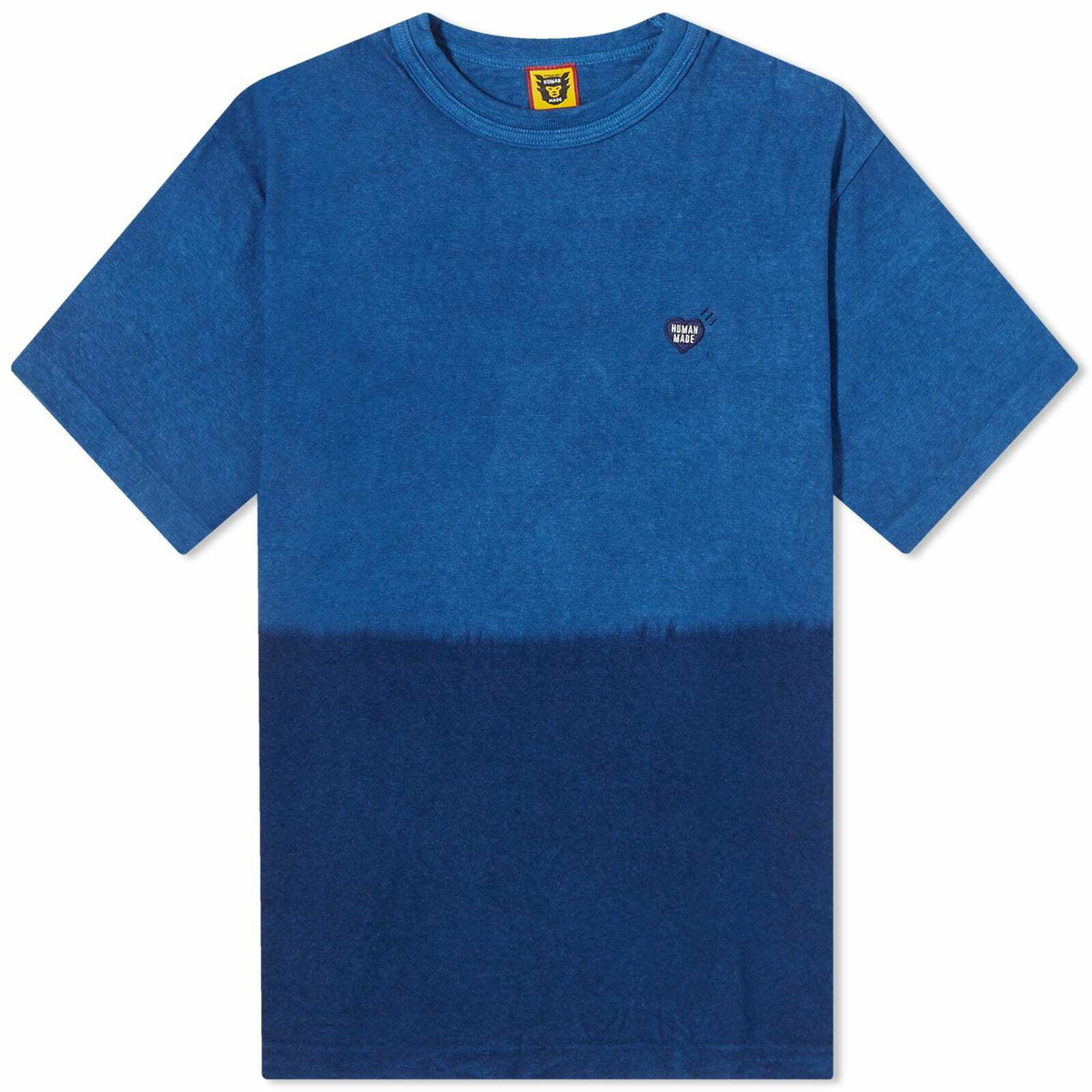 Human Made Men's Ningen-sei Capsule Dyed T-Shirt in Indigo Human Made