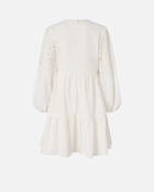 Pinko Mini Dress With Openwork And Crystals Snow White