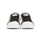 Dolce and Gabbana White Paint Portofino Sneakers