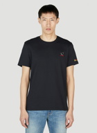Raf Simons x Fred Perry - Printed Sleeve T-Shirt in Black