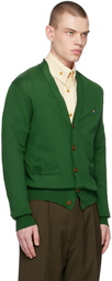 Vivienne Westwood Green Embroidered Cardigan