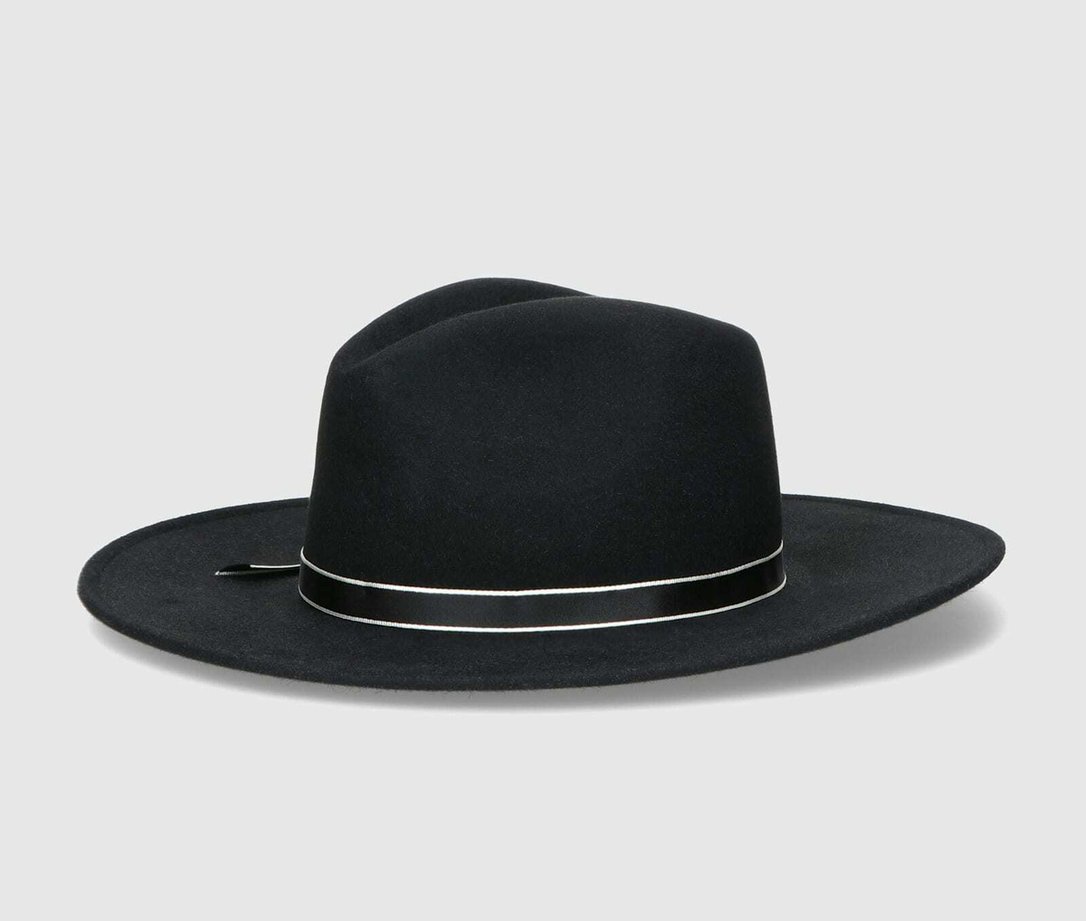 Borsalino Andrea Brushed Felt With Shiny Hatband
