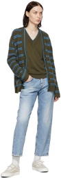 6397 Khaki Organic Cotton Sweater