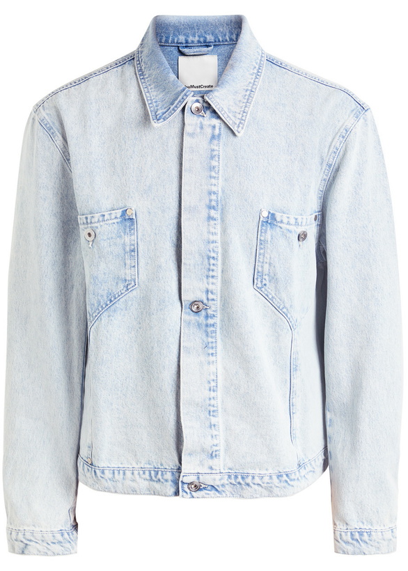 Photo: Ymc Loft Panelled Denim Jacket Indigo