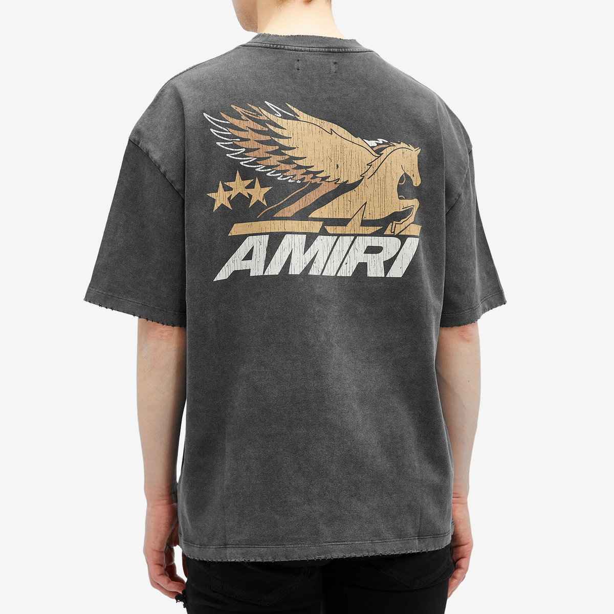 AMIRI Men's Vintage Pegasus T-Shirt in Black Amiri
