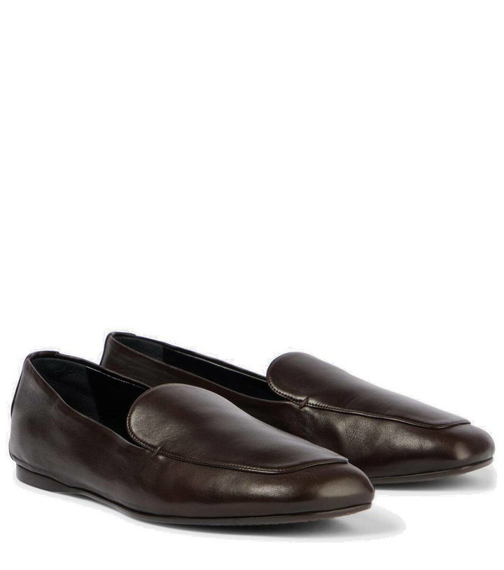Photo: Khaite Monroe leather loafers