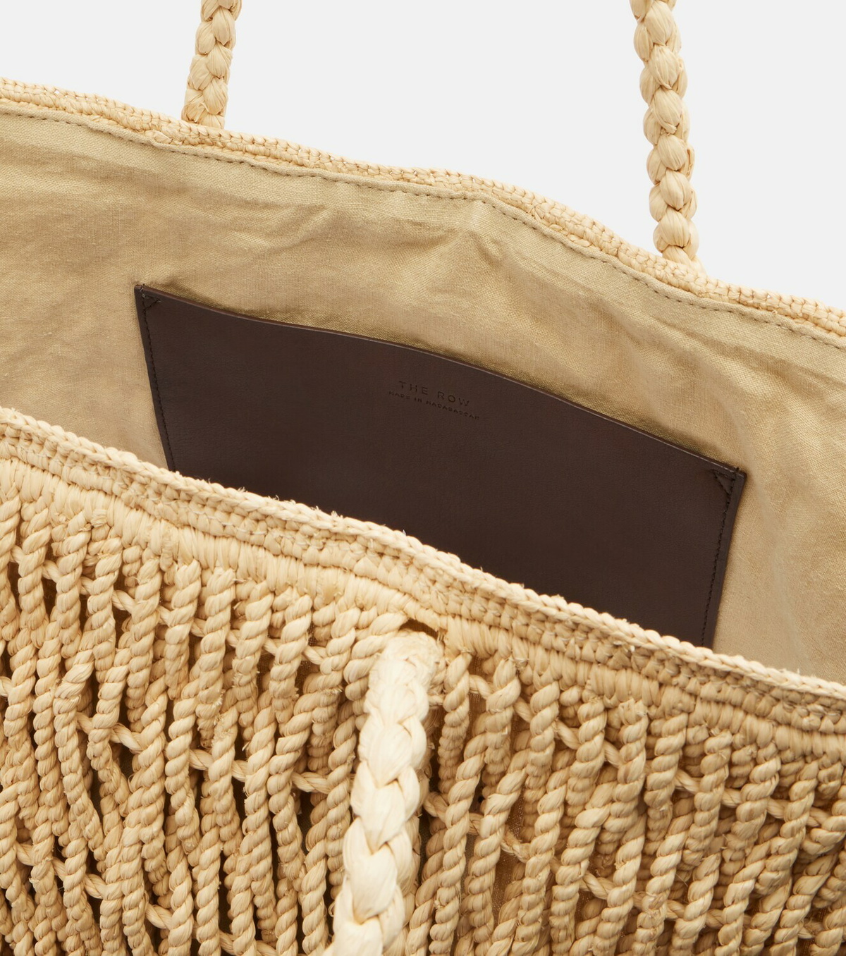 The Row Georgica Large raffia tote bag