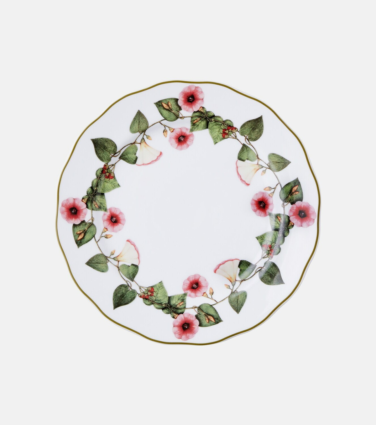 Cabana Ciclamino floral porcelain dinner plate
