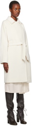 Max Mara White Estella Coat