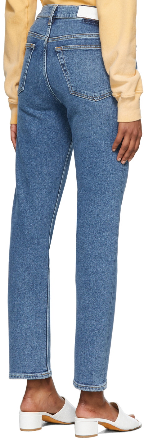 RE9791 Dirty Blue stretch denim jeans - DOT Made