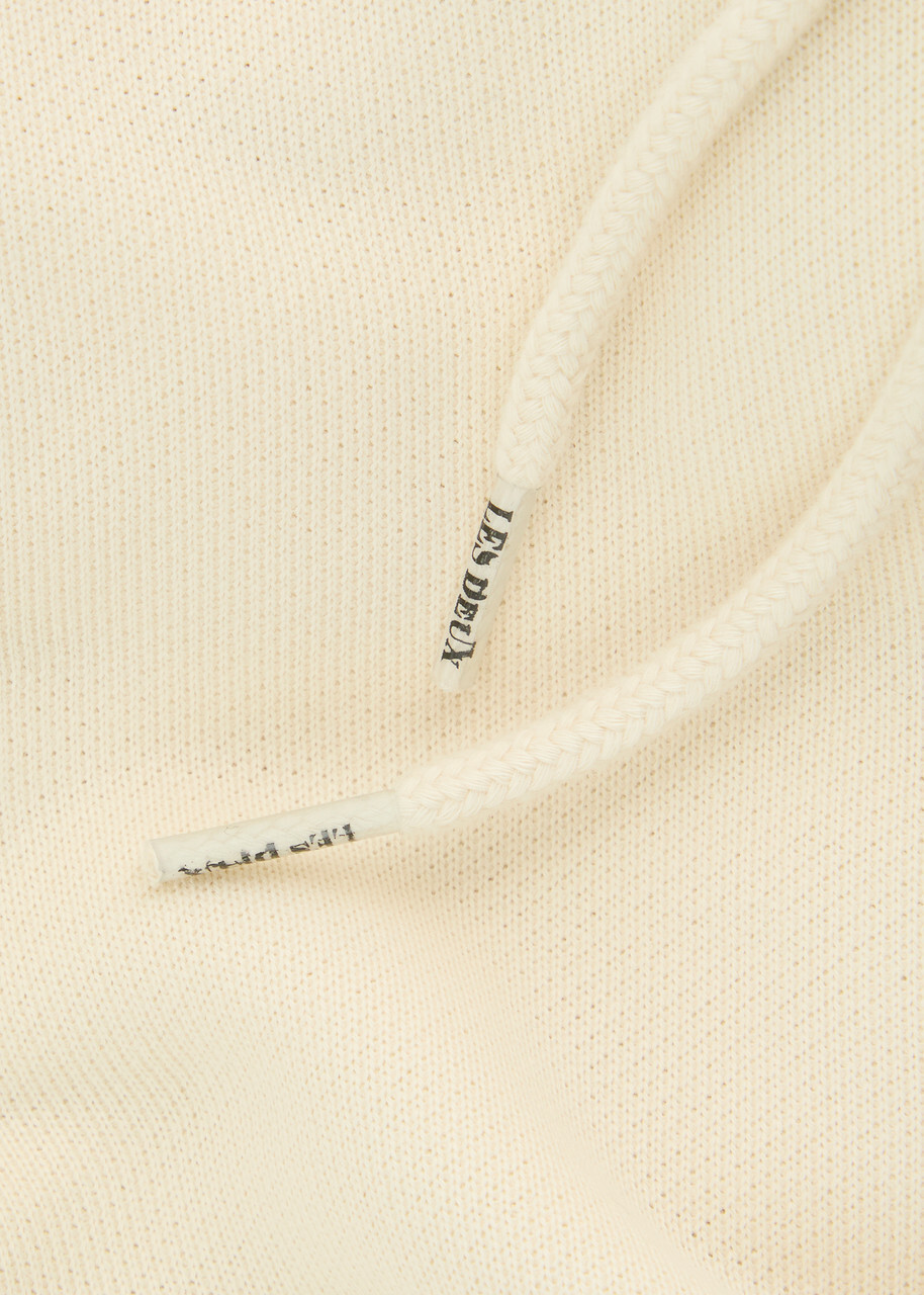 Les Deux Diaz Printed Cotton Sweatshirt Ivory