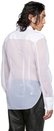 Dion Lee White Overlay Shirt