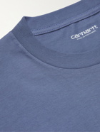 Carhartt WIP - Logo-Print Organic Cotton-Jersey T-Shirt - Purple