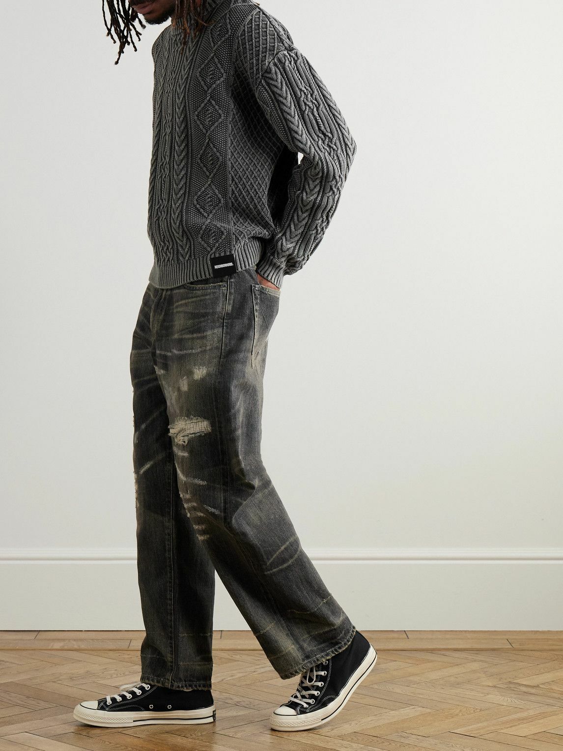 NEIGHBORHOOD WASHED SWEATER ニットセーター NEIGHBORHOOD WASHED SWEATER ニットセーター