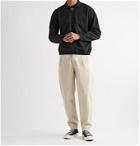 Save Khaki United - Garment-Dyed Fleece-Back Supima Cotton-Jersey Half-Zip Sweatshirt - Black