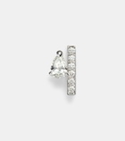 Repossi Serti Sur Vide 18kt white gold single earring with diamonds