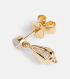Sophie Bille Brahe - Conque de Diamant 18kt gold single earring with diamond