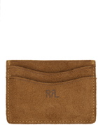 RRL Tan Roughout Suede Card Holder