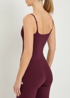 Vuori Allthefeels Stretch-jersey Workout Tank top Burgundy