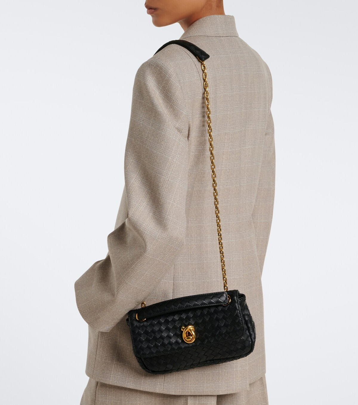 Bottega Veneta Madison Intrecciato leather shoulder bag