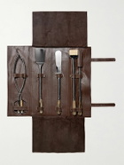 Lorenzi Milano - BBQ Set With Full-Grain Leather Case