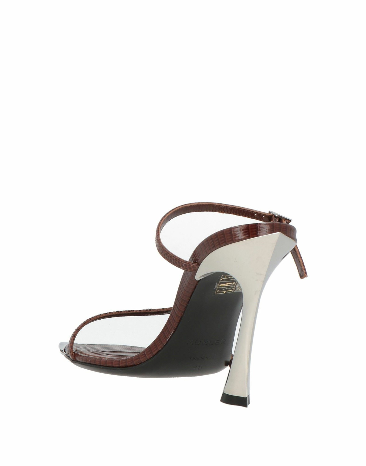 Mugler Womens Sandals in Chocolate brown