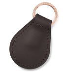Kingsman - Deakin & Francis Leather and Rose Gold-Plated Key Fob - Brown