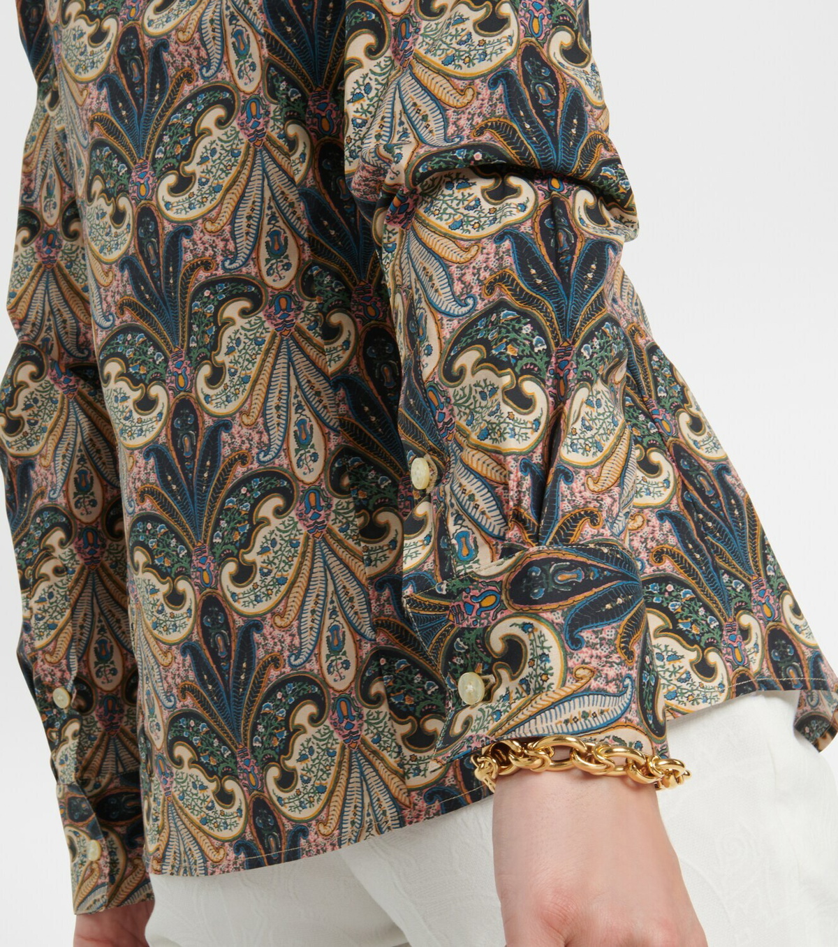 Etro Paisley cotton-blend shirt