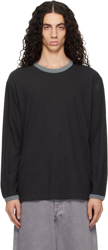Photo: Lady White Co. Gray Two Tone L/S T-shirt