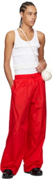 Simone Rocha White Ruffle Frill Tank Top
