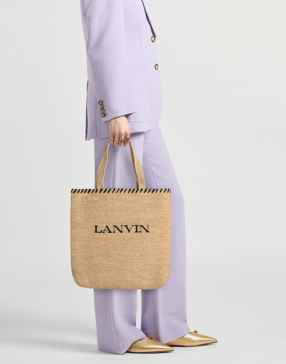 Lanvin Womens Handbag in Beige