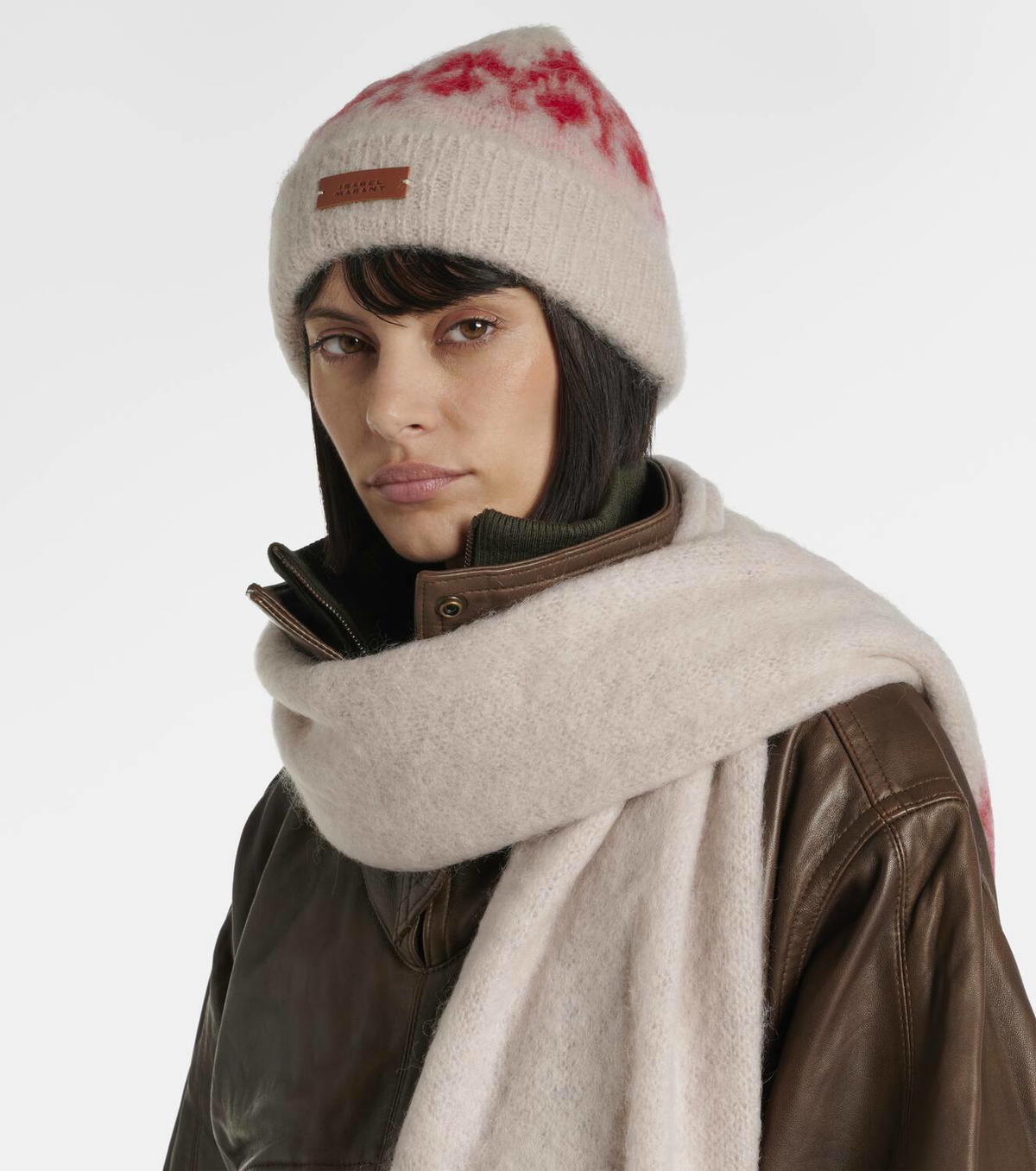 Isabel Marant Darana wool and mohair-blend beanie
